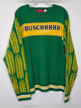 Shinesty Buschhhhhhh Light Shuck Yeah Crew Neck Corn Sweater